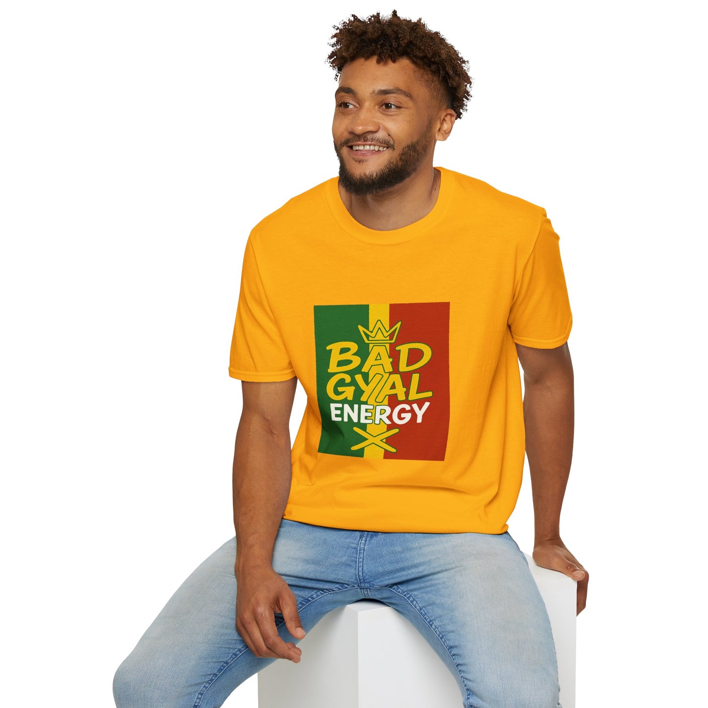 Rasta Vibes T-Shirt | Bad Gyal Energy | Unisex Graphic Tee, Casual Wear, Festival Apparel, Gift for Him/Her, Summer Style