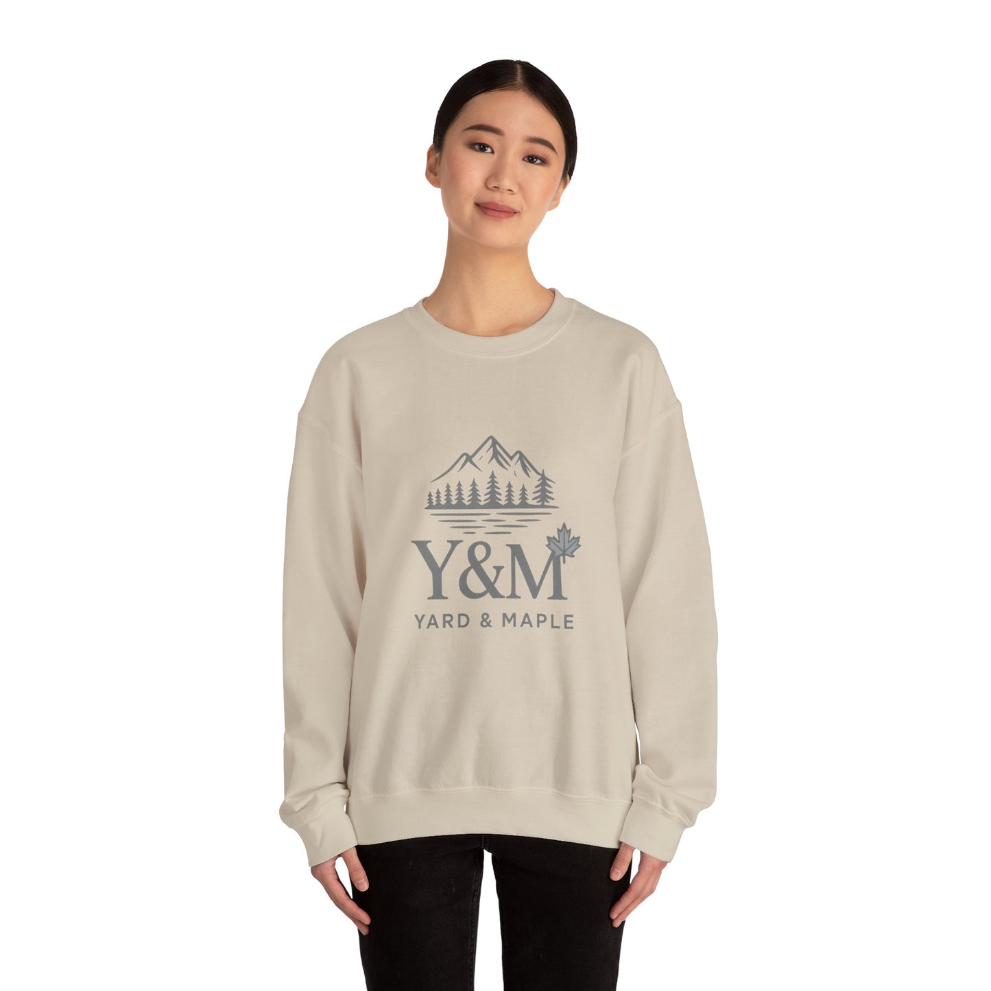 Cozy Outdoor Adventure Sweatshirt | Y&M Mountain Design, Gift for Nature Lovers, Fall Apparel, Hiking Wear