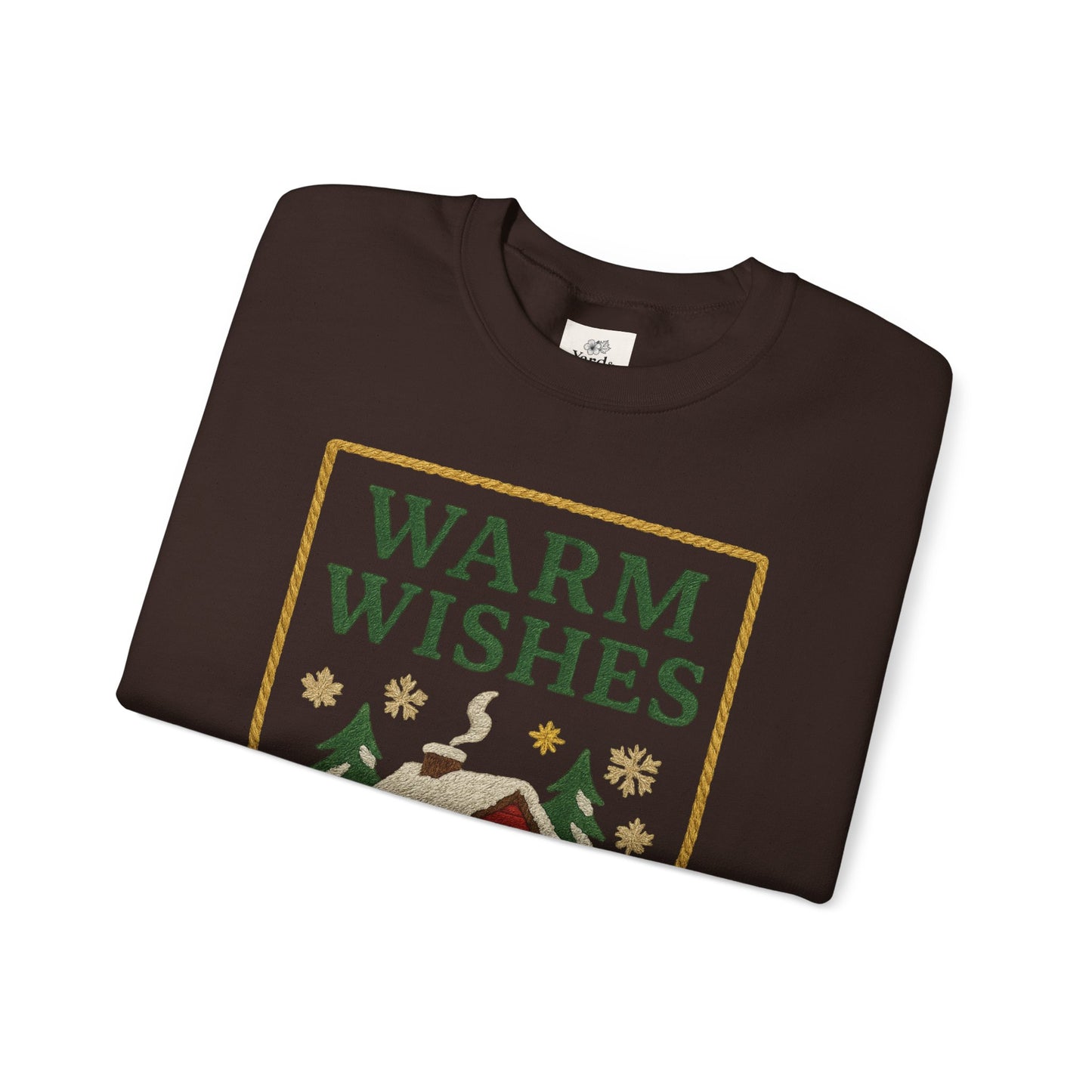 Cozy Warm Wishes Sweatshirt, Holiday Sweatshirt, Winter Fashion, Family Gathering, Gift for Her, Comfortable Crewneck