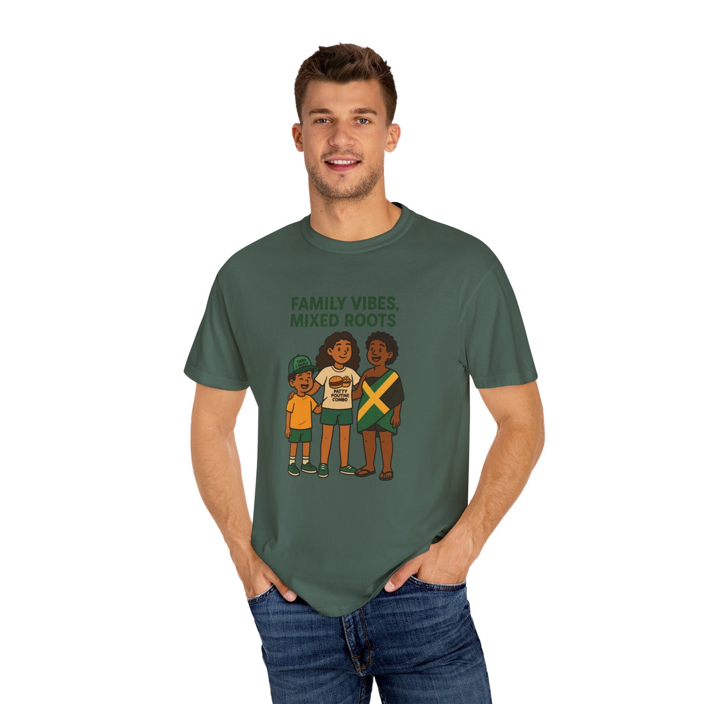 Family Vibes T-Shirt, Unisex Clothing, Mixed Roots Shirt, Family Reunion Outfit, Cultural Celebration Apparel, Summer Casual Wear