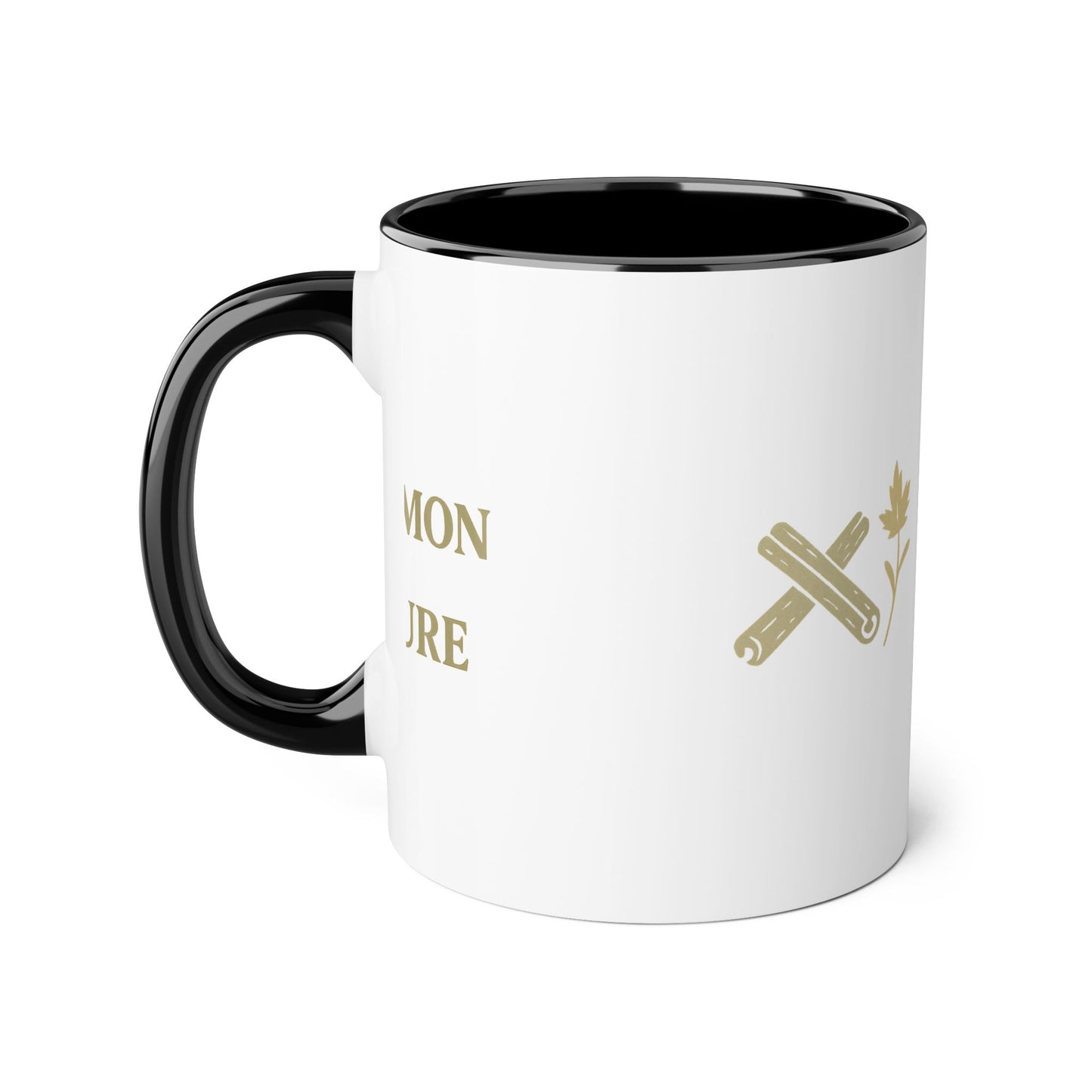 Cinnamon & Culture Accent Mug, Cozy Coffee Cup for Tea Lovers, Perfect Gift for Friends, Coffee Mug for Home, Unique Kitchen Decor