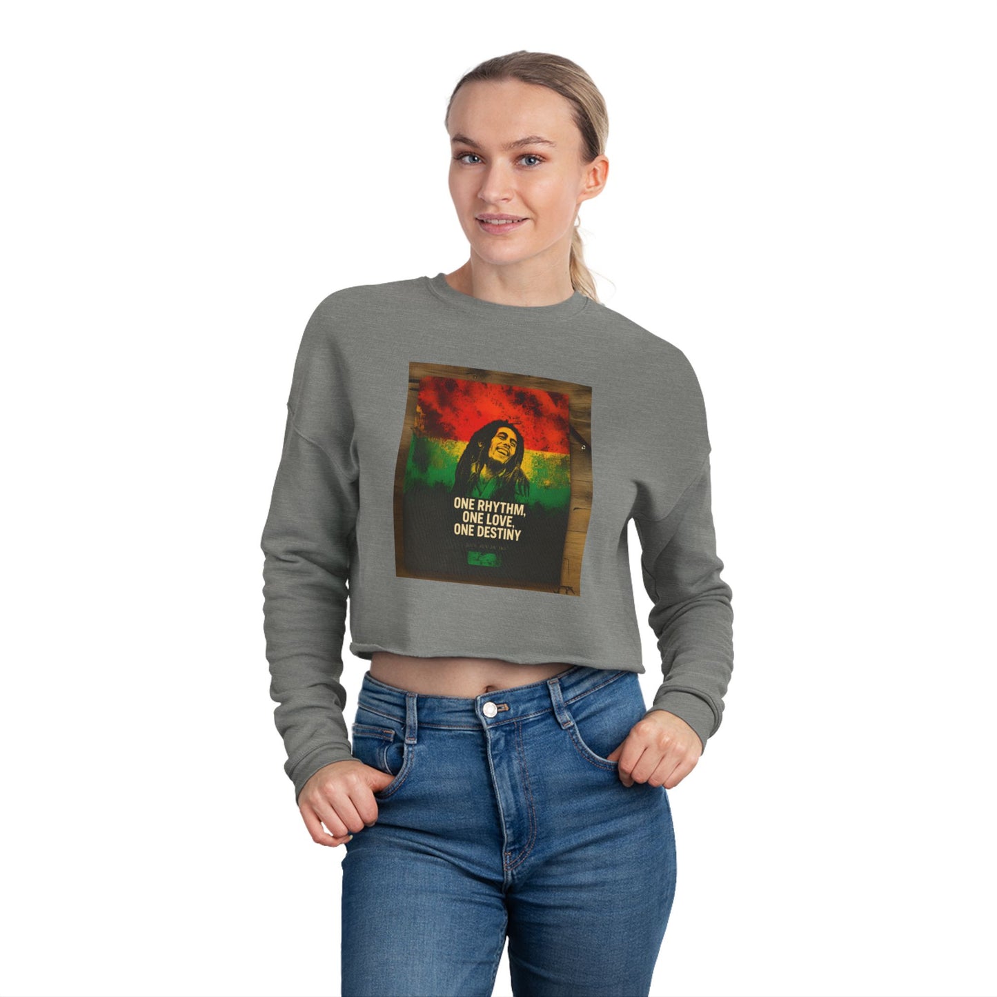 Chic Women's Cropped Sweatshirt, Trendy Fall Fashion, Cozy Layering Top, Perfect for Casual Outings, Gift for Her