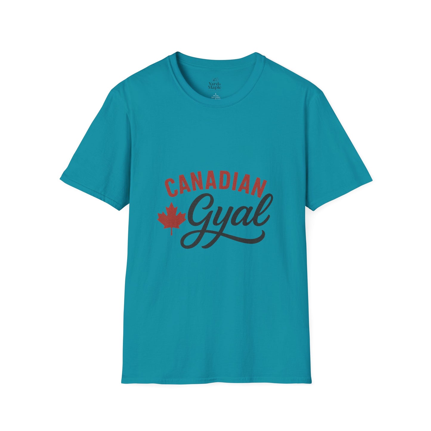 Canada Pride T-Shirt, Canadian Gyal Graphic Tee, Unisex T-Shirt for Her, Canada Day Gift, Maple Leaf Apparel