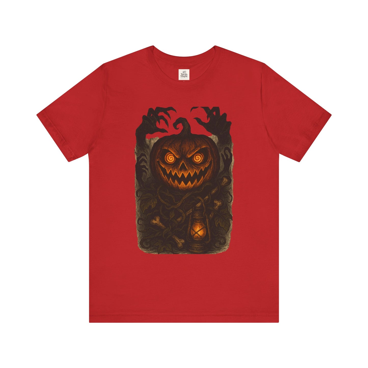 Halloween Pumpkin Tee, Unisex Jersey Short Sleeve Shirt, Fall Festival Apparel, Spooky T-Shirt, Trick or Treat Gift, Autumn Vibes