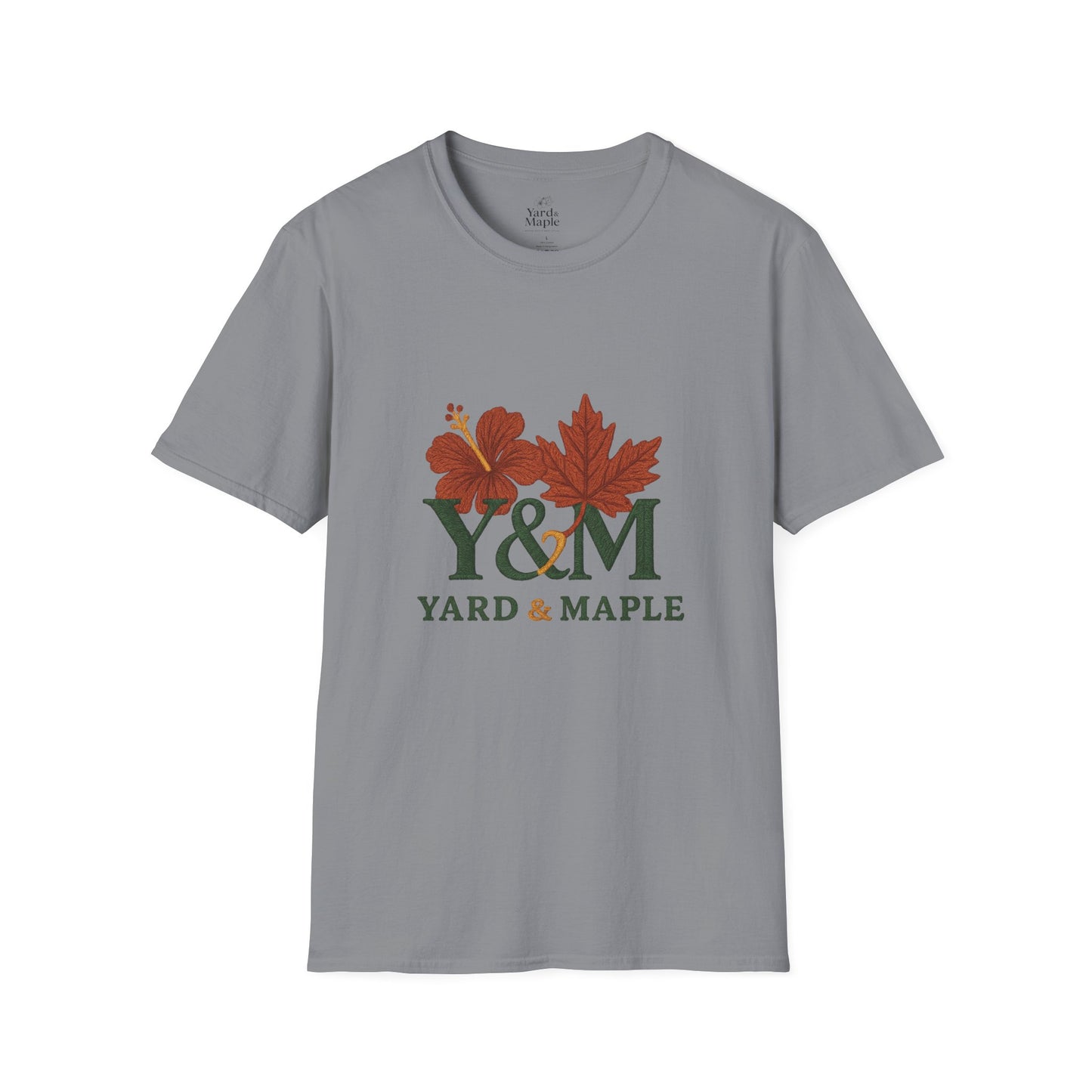 Yard & Maple Floral Unisex T-Shirt, Casual Tee, Nature Lover Gift, Spring Fashion, Graphic Shirt, Eco-Friendly Apparel