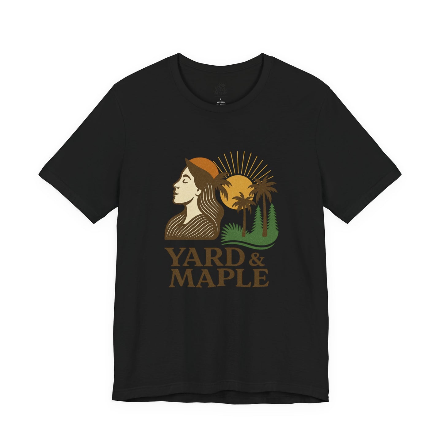 Yard & Maple Graphic Tee, Nature Inspired Unisex Shirt, Outdoor Lover Gift, Summer Vibes, Casual Wear, Vacation Essentials