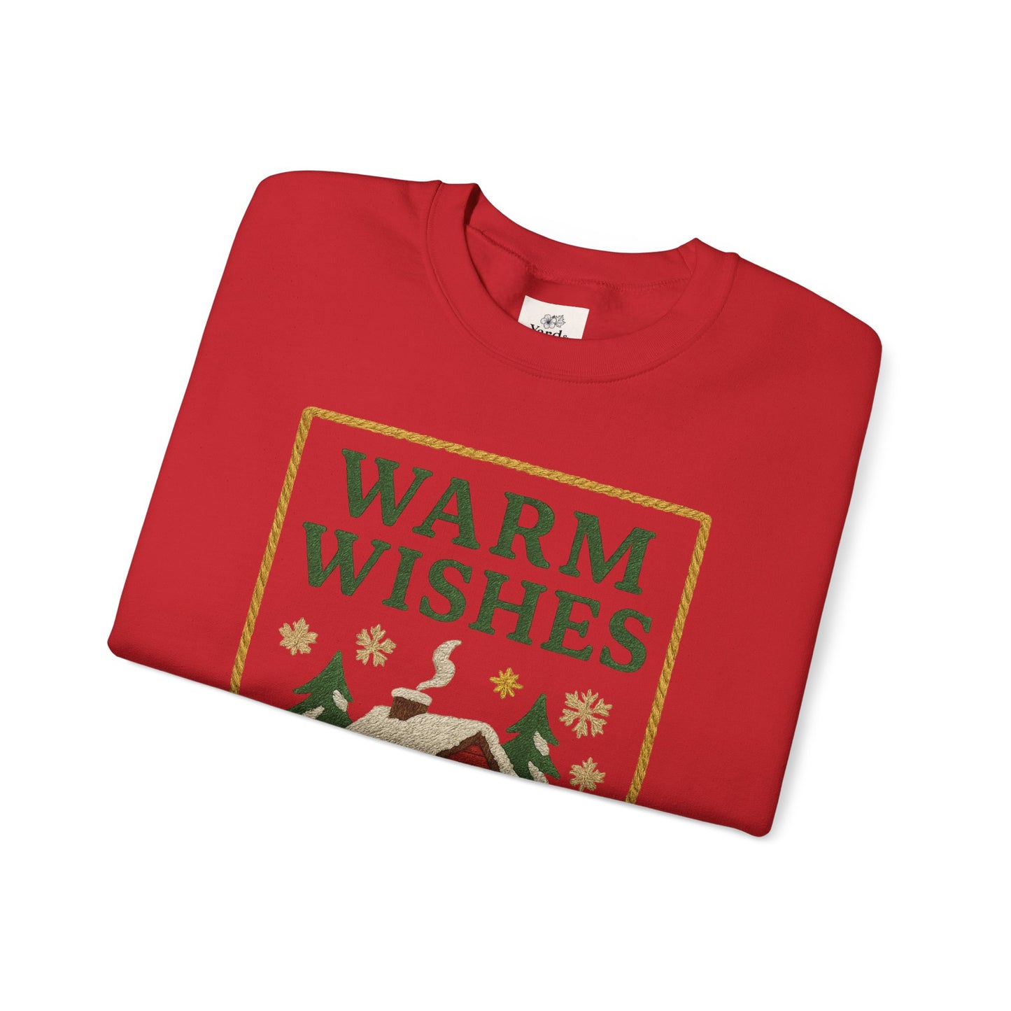 Cozy Warm Wishes Sweatshirt, Holiday Sweatshirt, Winter Fashion, Family Gathering, Gift for Her, Comfortable Crewneck