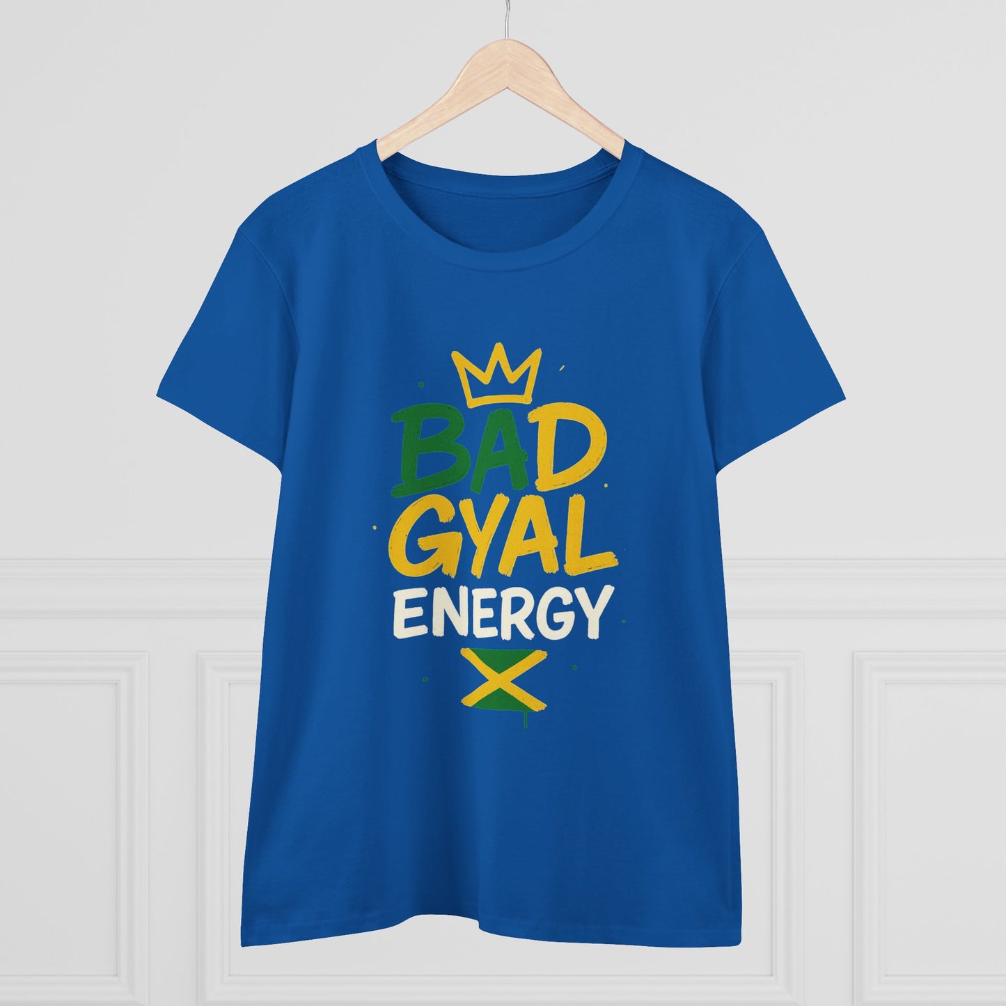 Jamaican Bad Gyal Energy Tee, Women's Graphic T-Shirt, Casual Summer Top, Festival Outfit, Unique Gift for Her