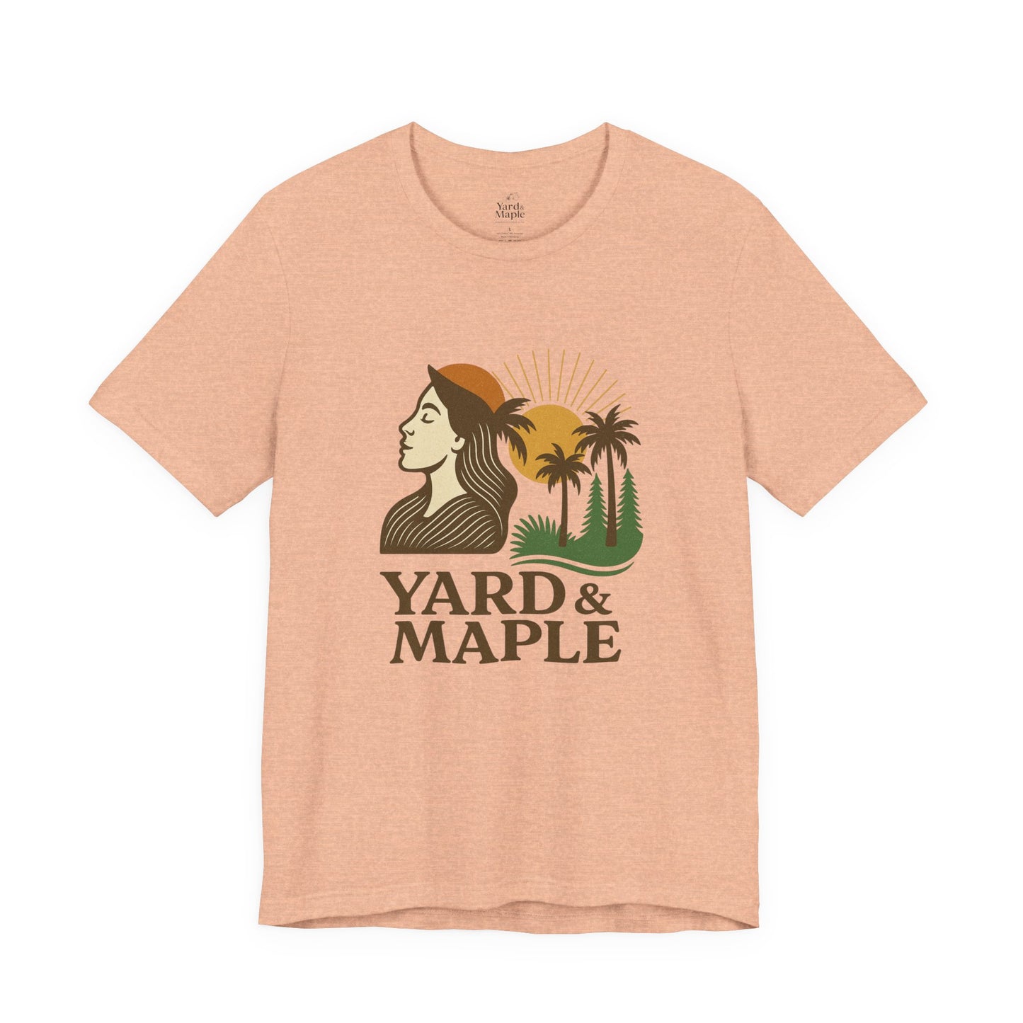 Yard & Maple Graphic Tee, Nature Inspired Unisex Shirt, Outdoor Lover Gift, Summer Vibes, Casual Wear, Vacation Essentials