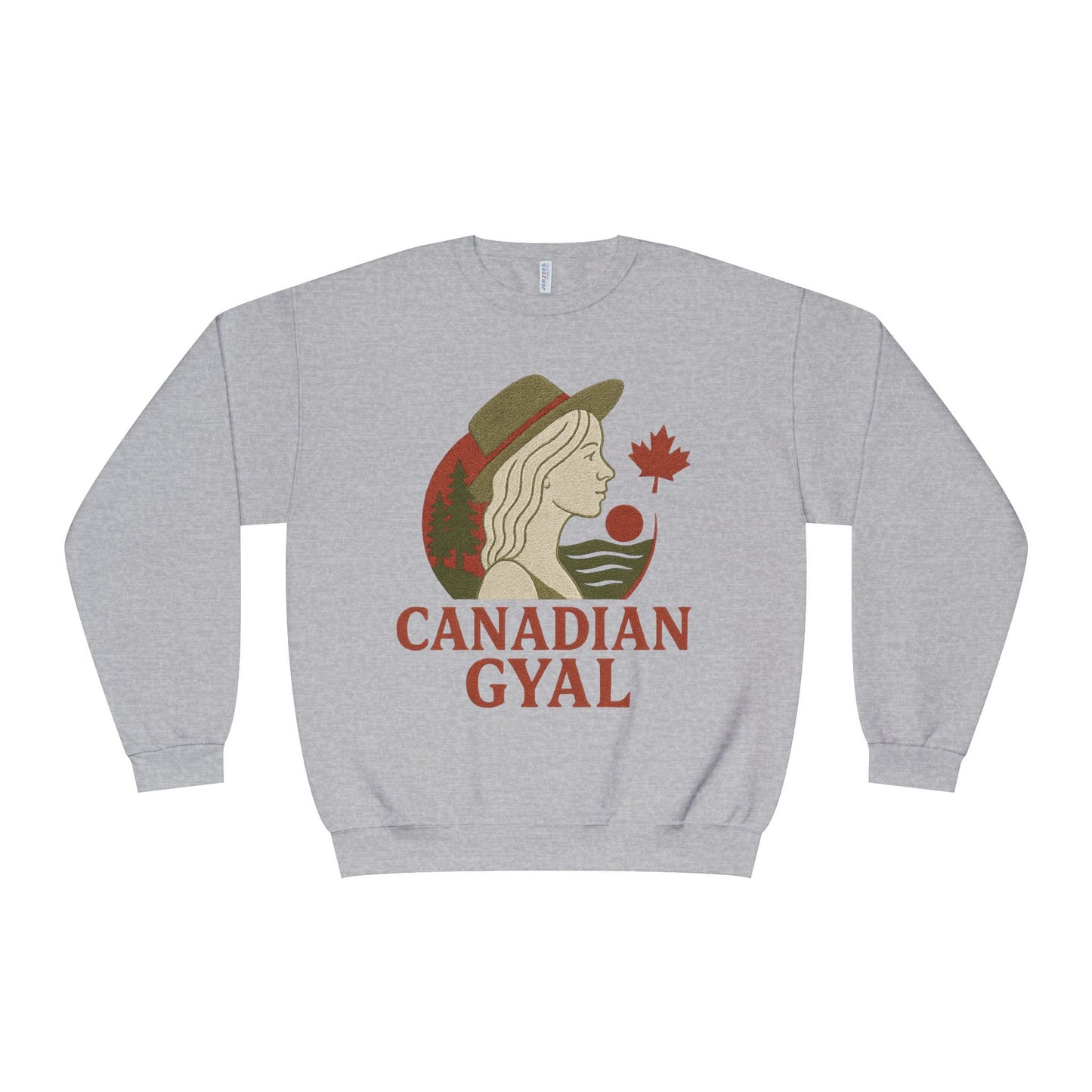 Canadian Gyal Sweatshirt, Cozy Crewneck for Fall, Perfect Gift for Canadians, Great for Thanksgiving, Casual Wear