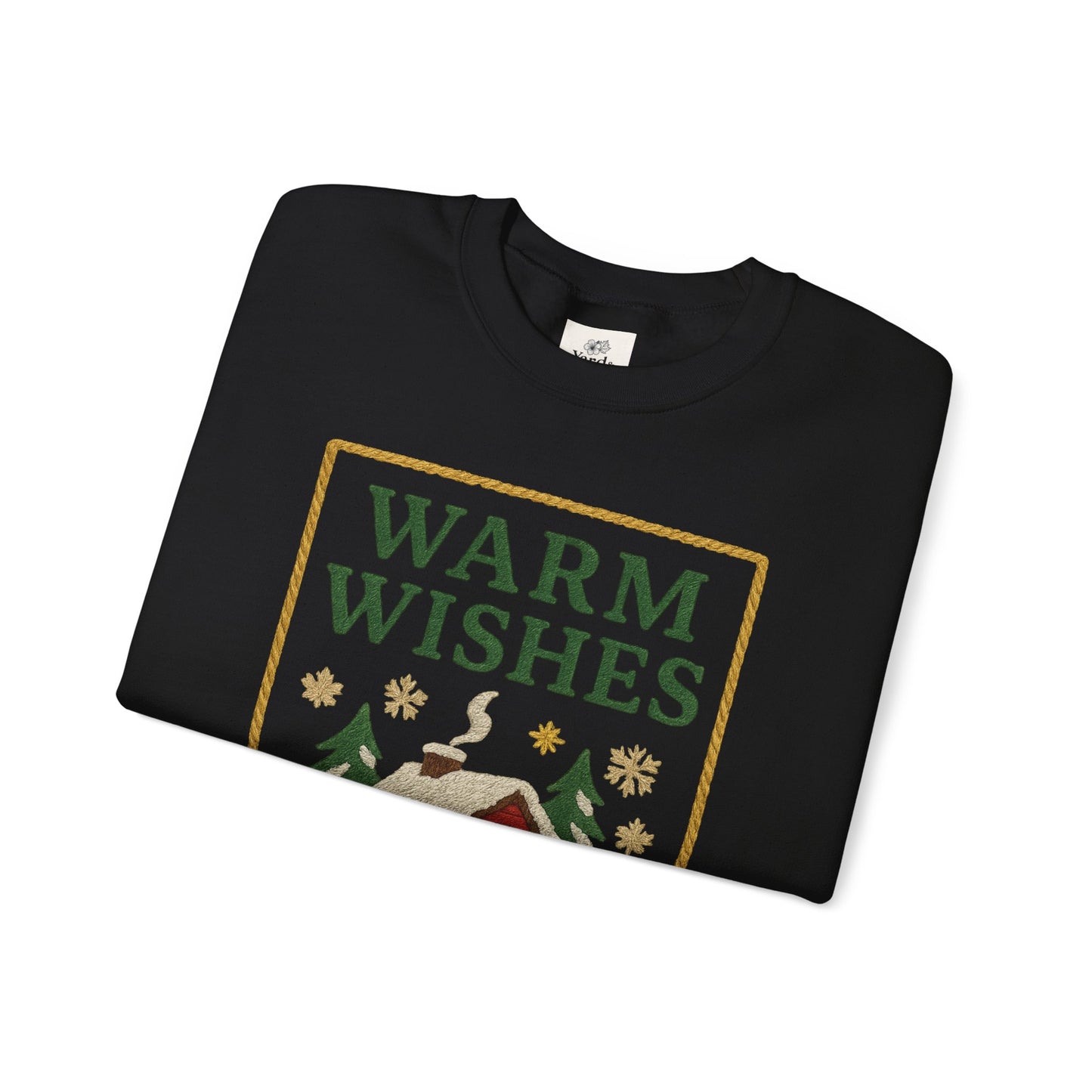 Cozy Warm Wishes Sweatshirt, Holiday Sweatshirt, Winter Fashion, Family Gathering, Gift for Her, Comfortable Crewneck