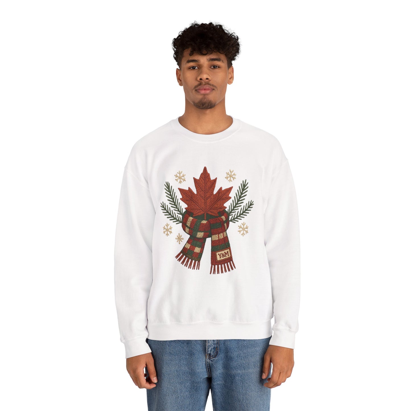 Cozy Holiday Sweatshirt, Festive Crewneck, Christmas Gift, Winter Apparel, Casual Wear, Unisex Winter Sweatshirt