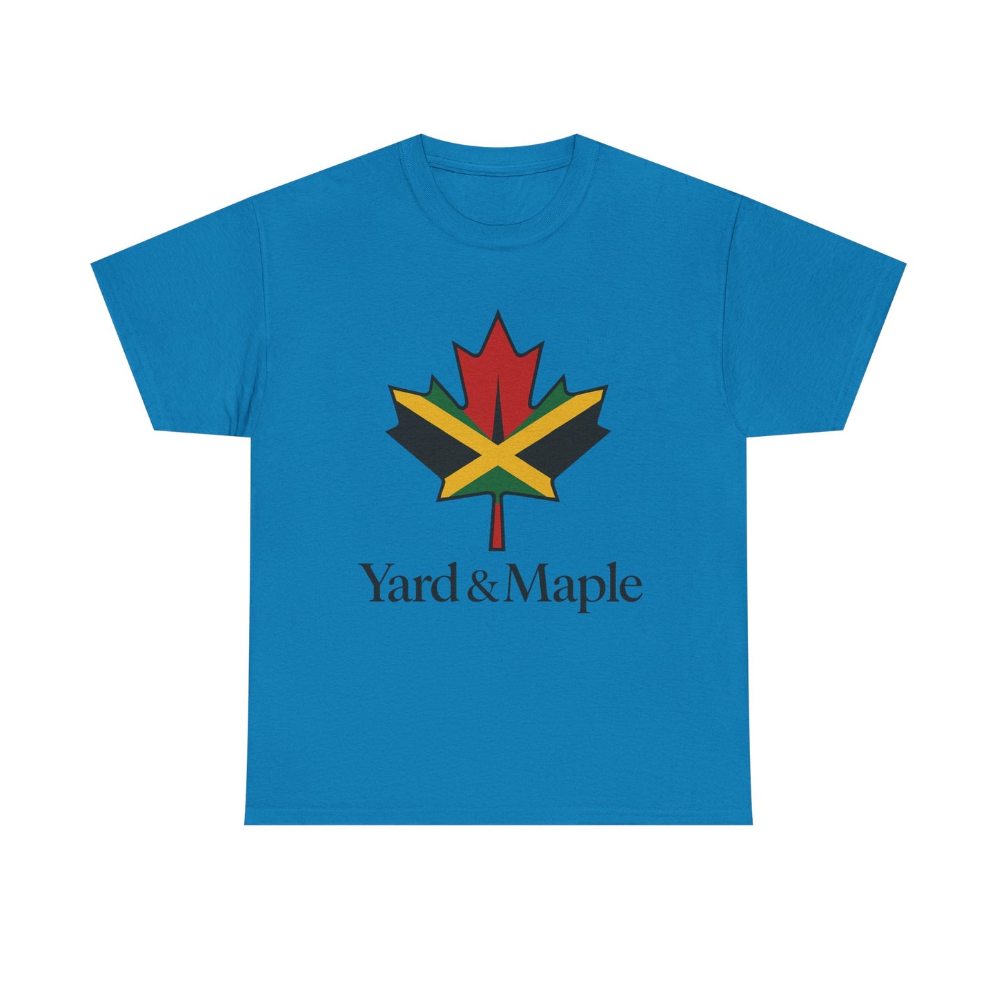 Yard & Maple Unisex Heavy Cotton Tee | Jamaican Pride, Canada Love, Streetwear, Gift for Him/Her, Summer Vibes