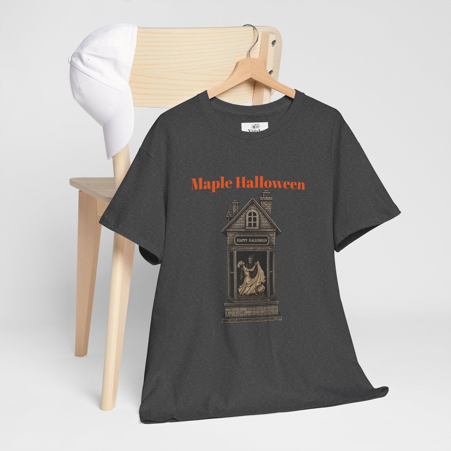 Halloween Graphic Tee, Spooky Season Shirt, Maple Halloween T-Shirt, Unisex Cotton Tee, Fall Fashion Top, Holiday Gift