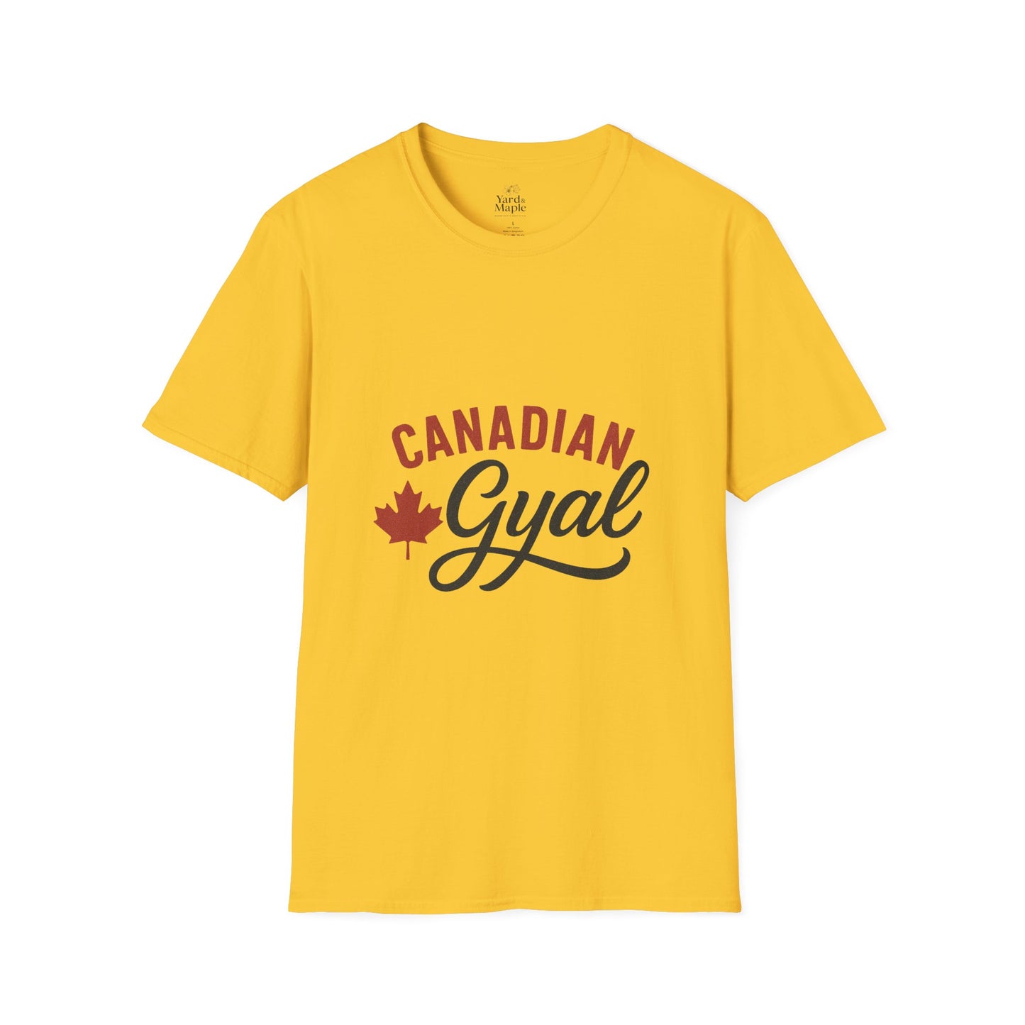 Canada Pride T-Shirt, Canadian Gyal Graphic Tee, Unisex T-Shirt for Her, Canada Day Gift, Maple Leaf Apparel