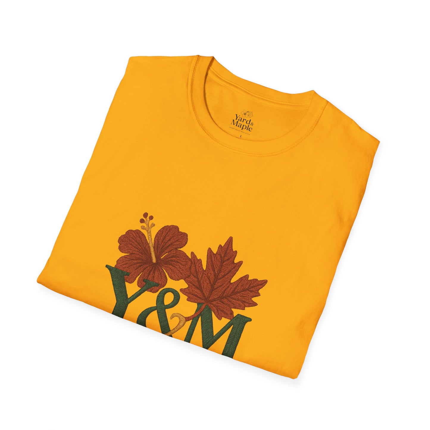 Yard & Maple Floral Unisex T-Shirt, Casual Tee, Nature Lover Gift, Spring Fashion, Graphic Shirt, Eco-Friendly Apparel