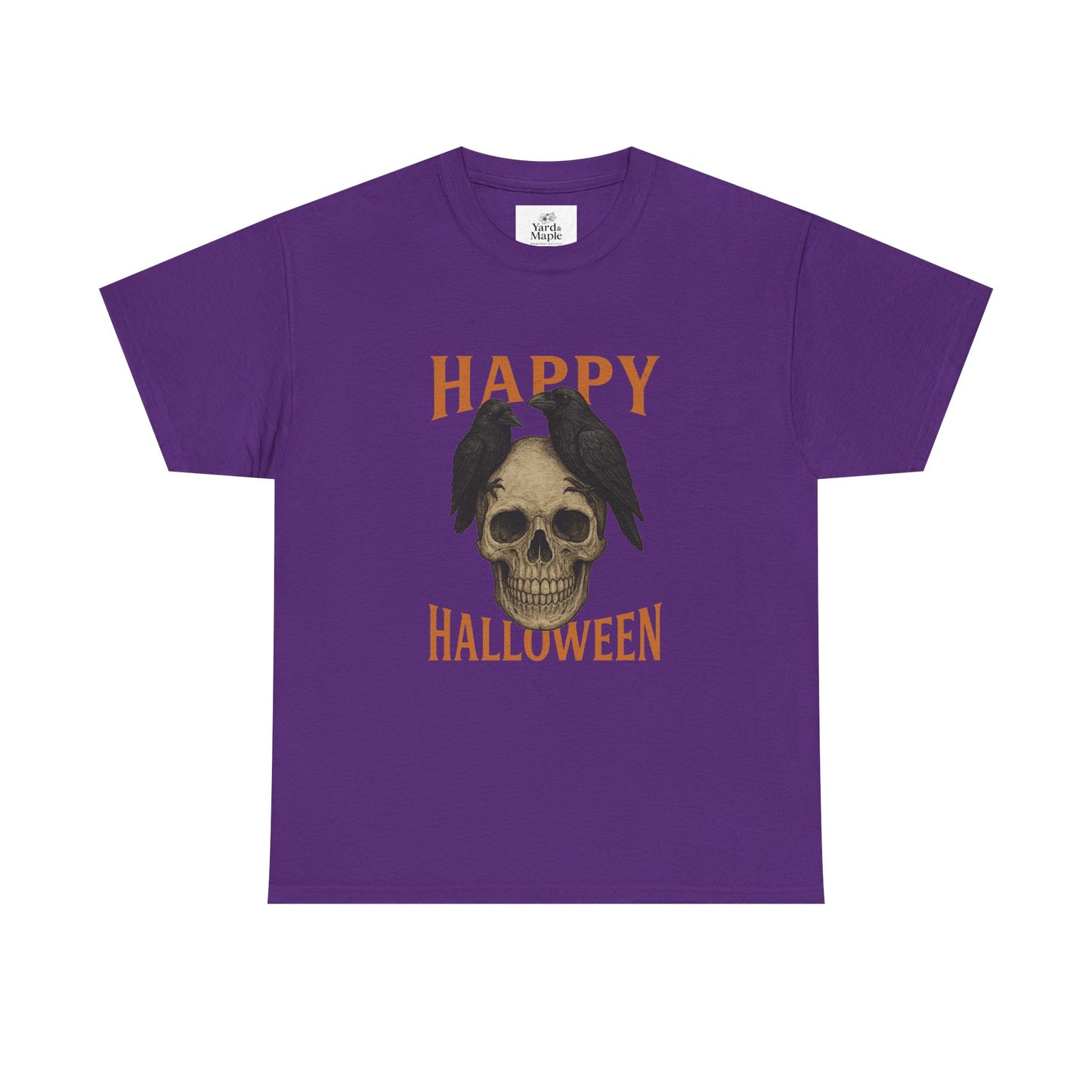 Halloween Skull Unisex Cotton Tee, Spooky T-Shirt, October Fashion, Costume Party Wear, Fall Celebration Shirt