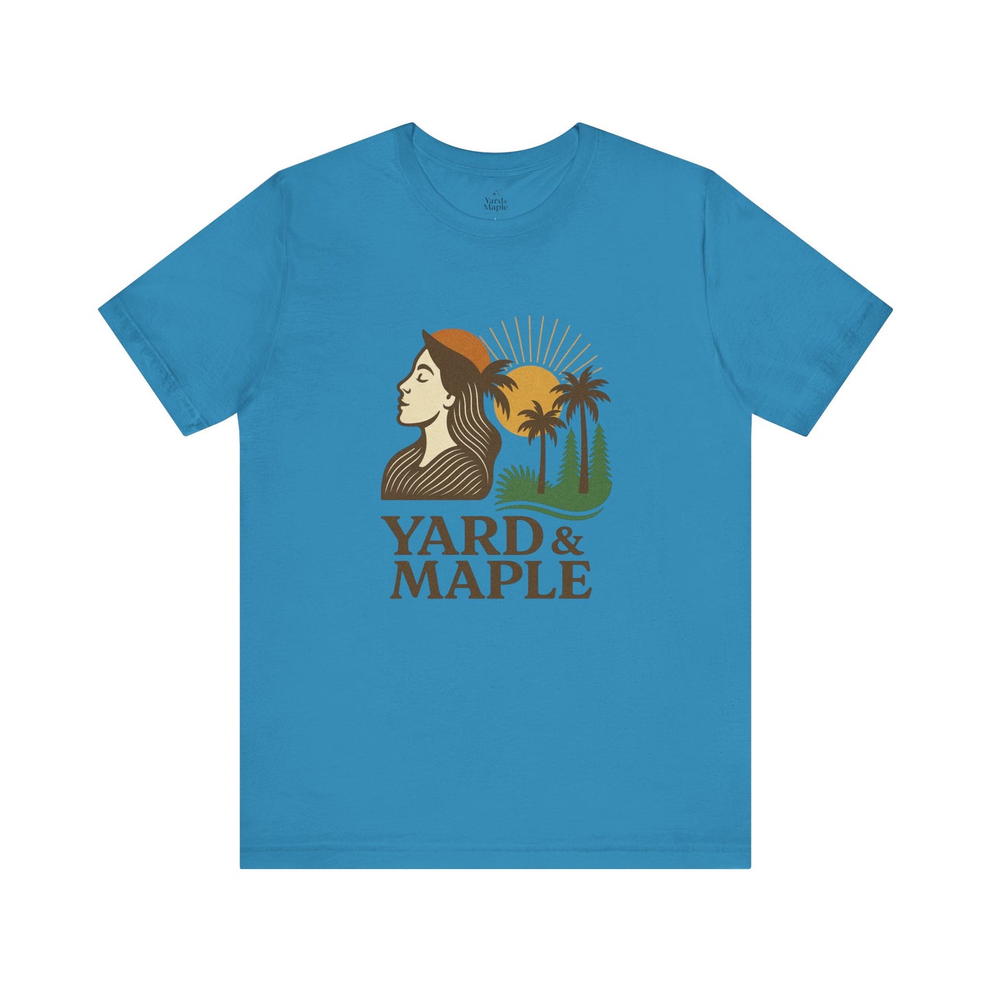 Yard & Maple Graphic Tee, Nature Inspired Unisex Shirt, Outdoor Lover Gift, Summer Vibes, Casual Wear, Vacation Essentials