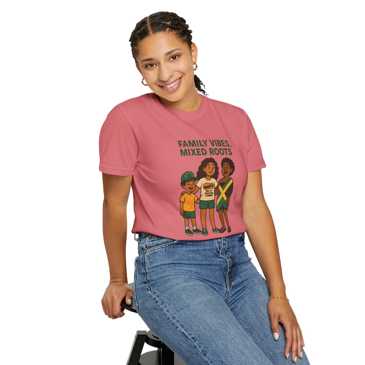 Family Vibes T-Shirt, Unisex Clothing, Mixed Roots Shirt, Family Reunion Outfit, Cultural Celebration Apparel, Summer Casual Wear