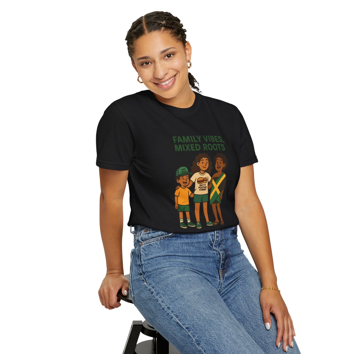Family Vibes T-Shirt, Unisex Clothing, Mixed Roots Shirt, Family Reunion Outfit, Cultural Celebration Apparel, Summer Casual Wear