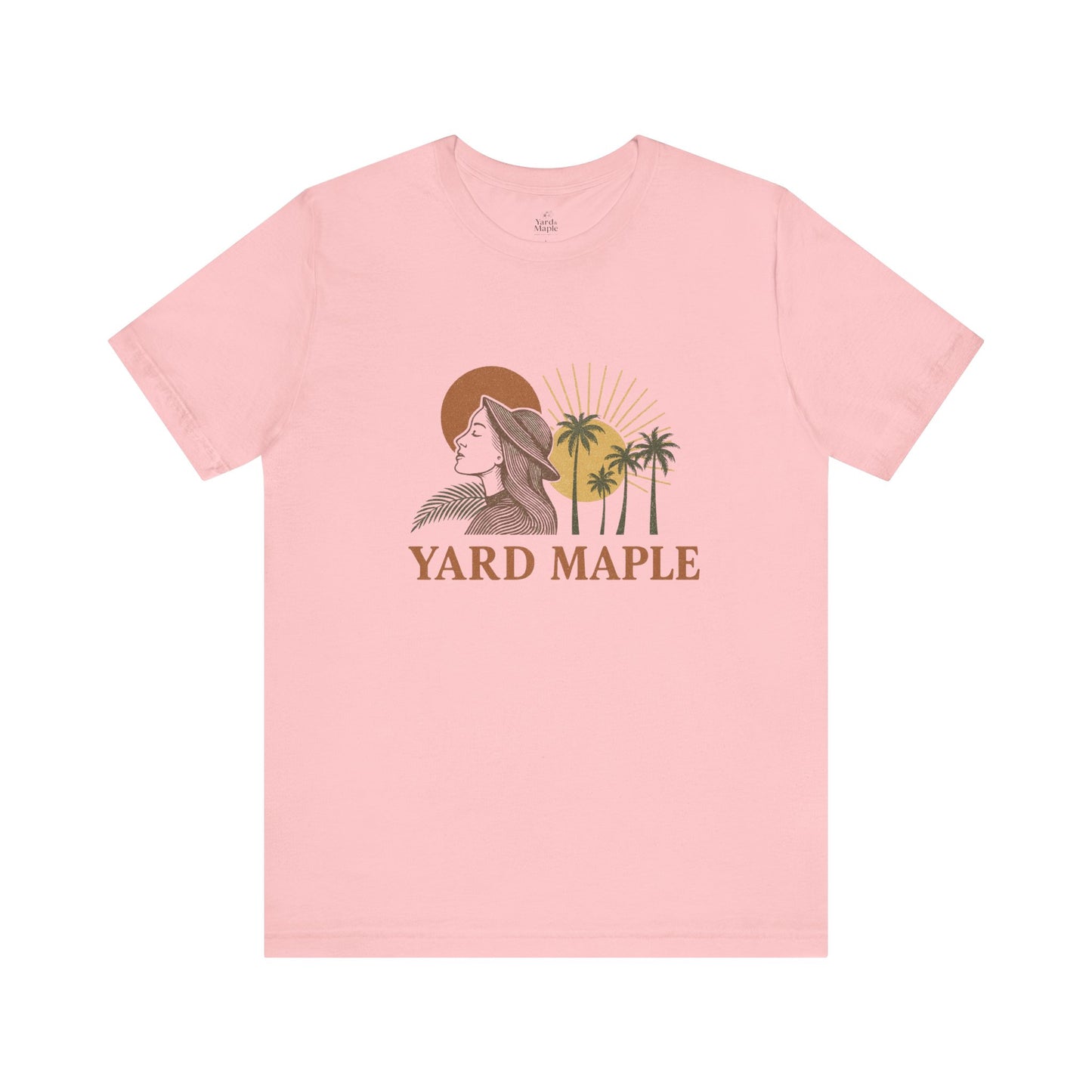 Yard Maple Graphic Tee, Casual Summer Shirt, Nature Lover Gift, Eco-Friendly Apparel, Beach Vibes Tee, Unique Unisex Apparel