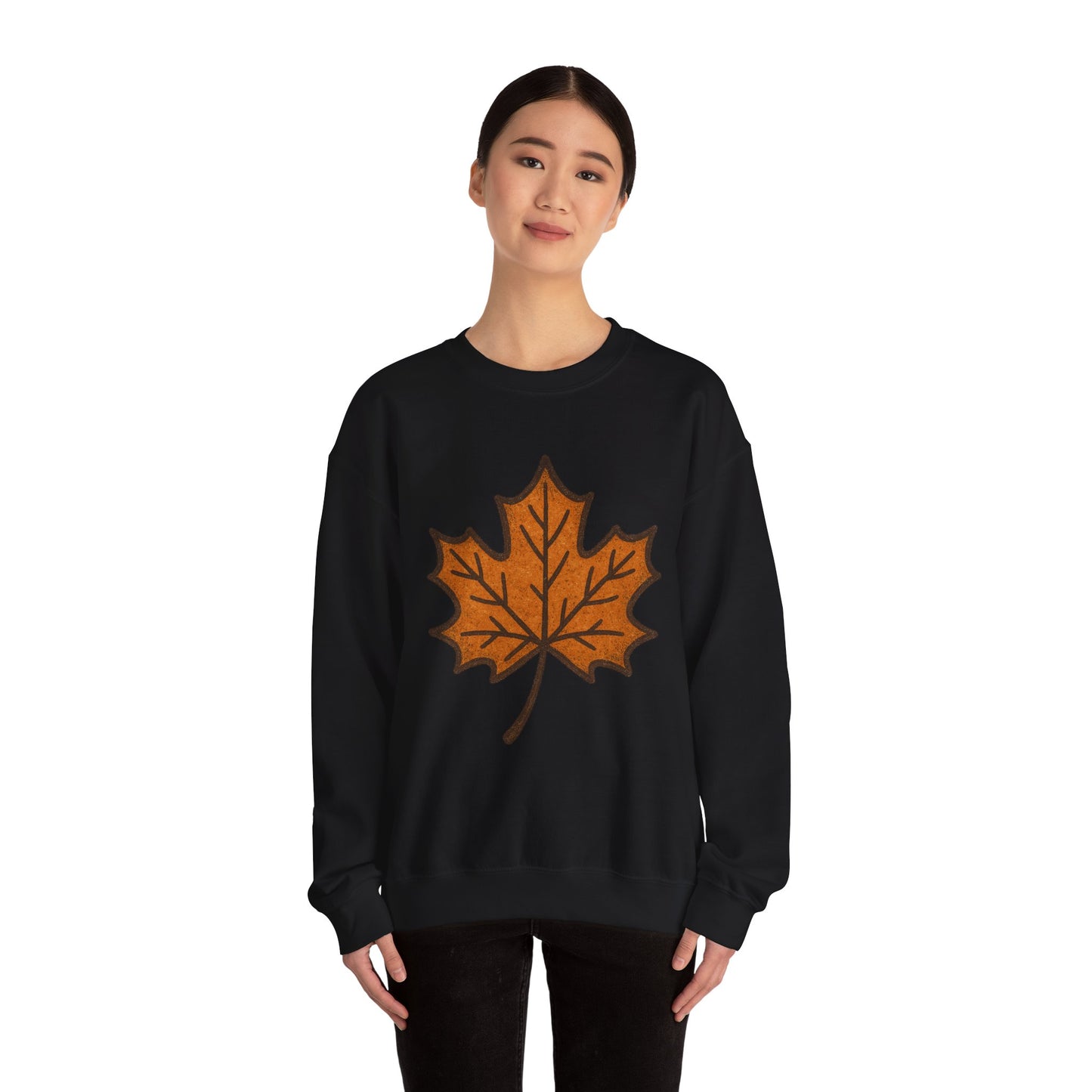 Autumn Leaf Sweatshirt | Unisex Cozy Crewneck | Fall Fashion, Thanksgiving Gift, Seasonal Style, Layering Essential