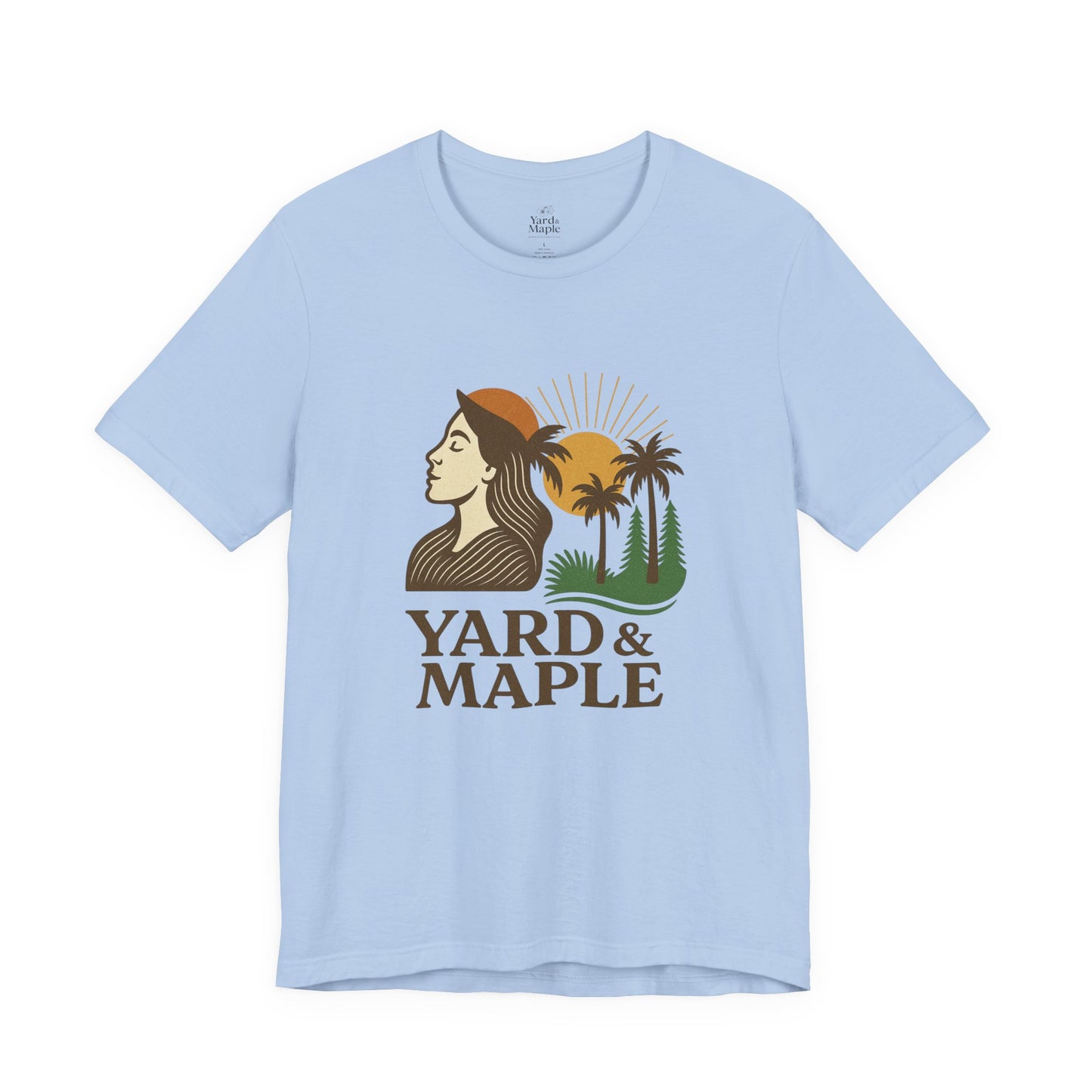 Yard & Maple Graphic Tee, Nature Inspired Unisex Shirt, Outdoor Lover Gift, Summer Vibes, Casual Wear, Vacation Essentials