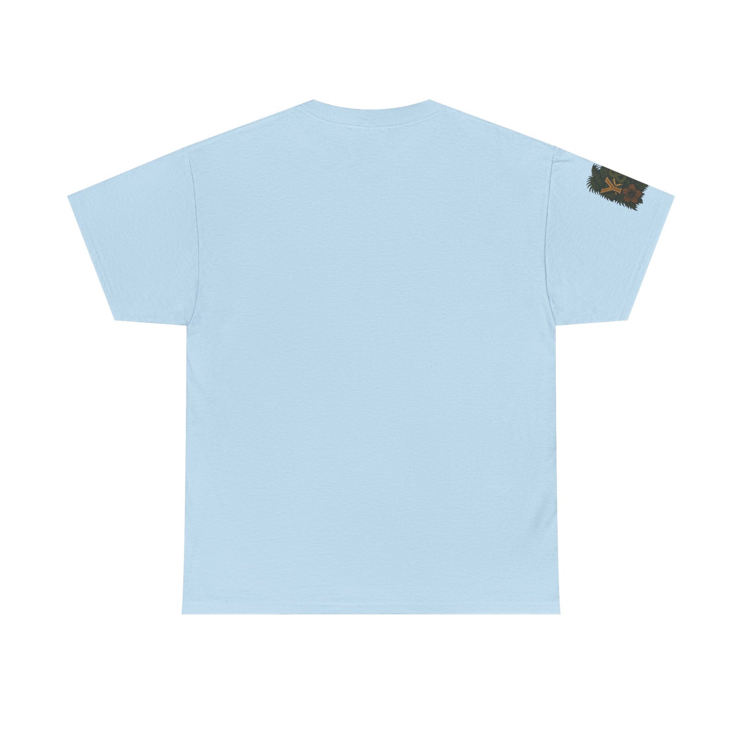 Tropical Vibes Unisex Heavy Cotton Tee, Casual Wear, Perfect for Summer, Beach Days, Gift for Him/Her