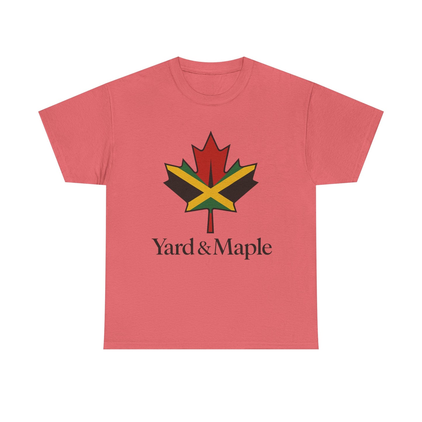 Yard & Maple Unisex Heavy Cotton Tee | Jamaican Pride, Canada Love, Streetwear, Gift for Him/Her, Summer Vibes
