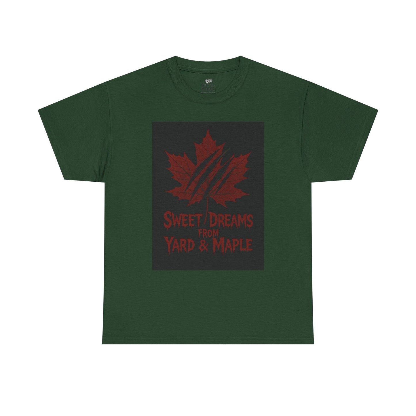 Cozy Graphic Tee with Maple Leaf Design, Casual Streetwear, Gift for Nature Lovers, Sweet Dreams Shirt, Unisex Cotton Top