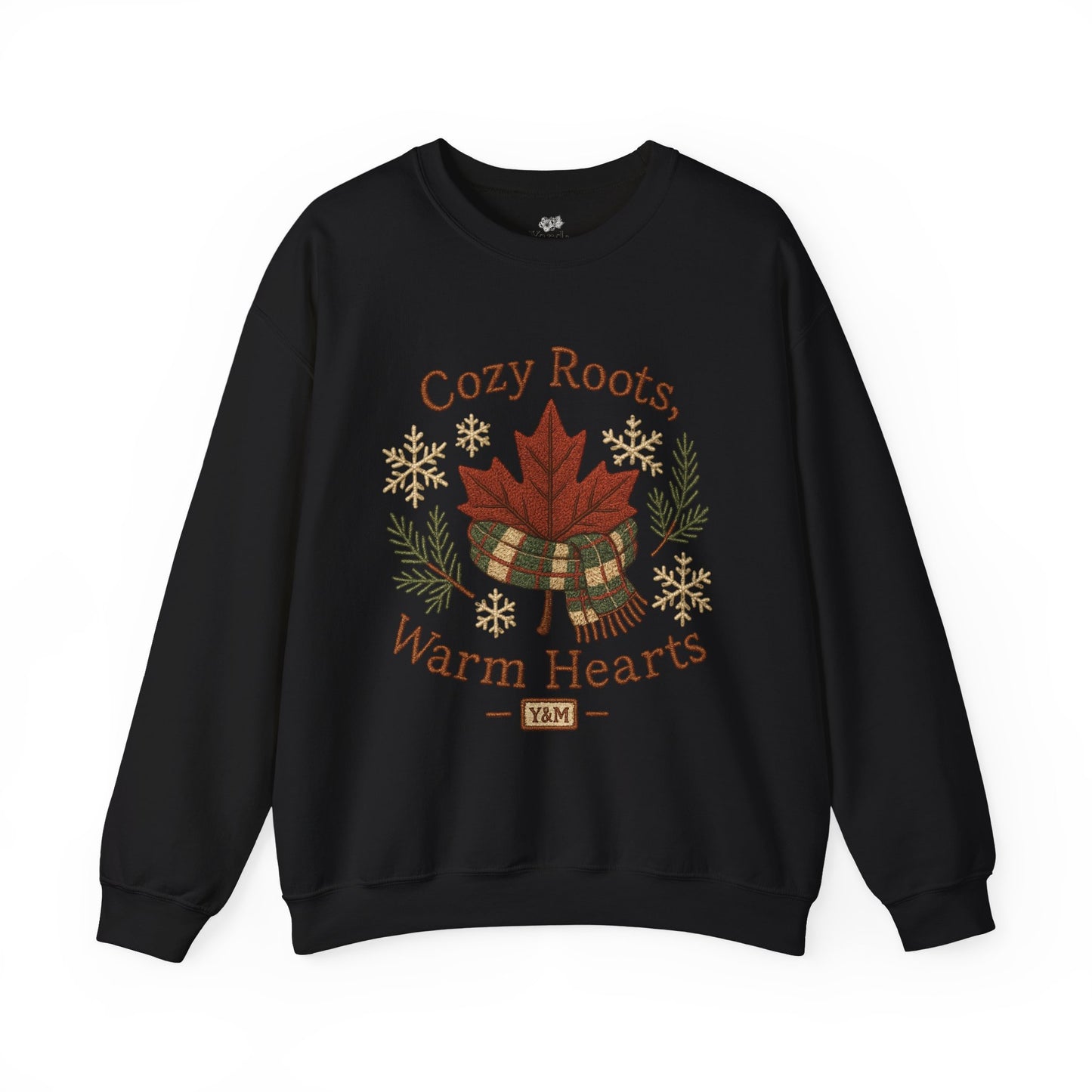 Cozy Roots Crewneck Sweatshirt: Warm Hearts Gift, Fall Fashion, Winter Apparel, Unisex Sweatshirt, Holiday Sweater