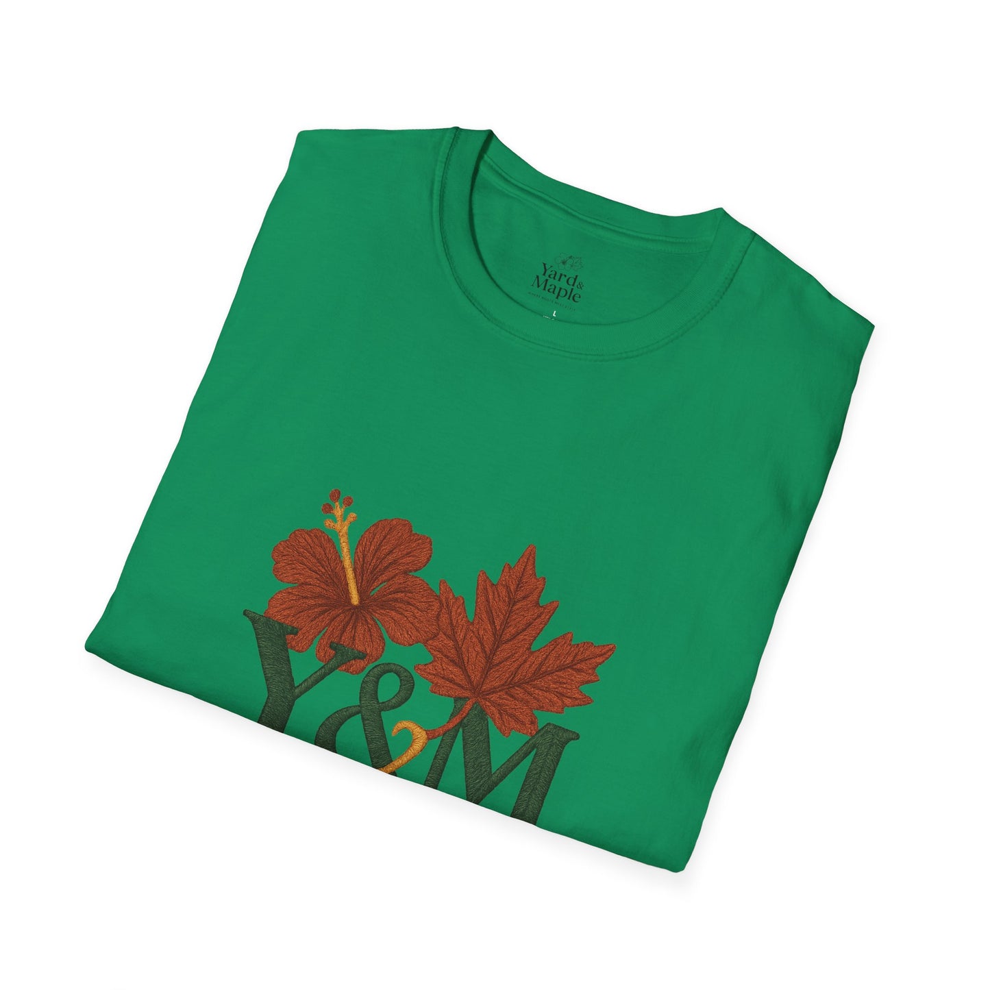 Yard & Maple Floral Unisex T-Shirt, Casual Tee, Nature Lover Gift, Spring Fashion, Graphic Shirt, Eco-Friendly Apparel