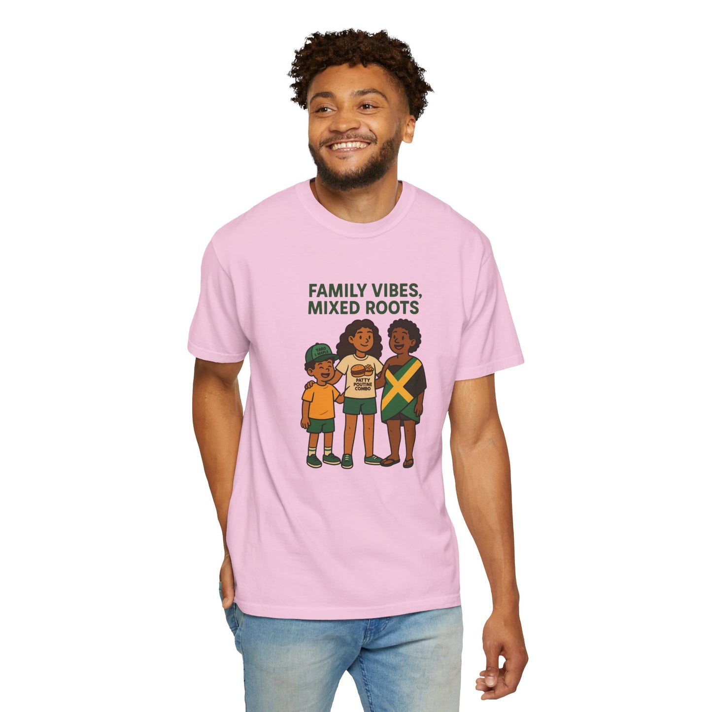 Family Vibes T-Shirt, Unisex Clothing, Mixed Roots Shirt, Family Reunion Outfit, Cultural Celebration Apparel, Summer Casual Wear