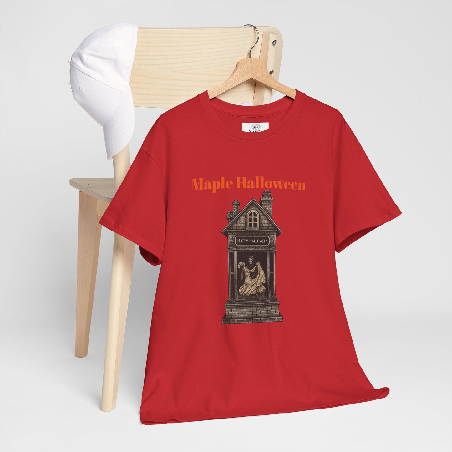 Halloween Graphic Tee, Spooky Season Shirt, Maple Halloween T-Shirt, Unisex Cotton Tee, Fall Fashion Top, Holiday Gift