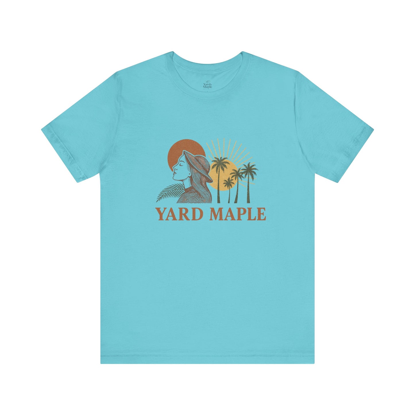 Yard Maple Graphic Tee, Casual Summer Shirt, Nature Lover Gift, Eco-Friendly Apparel, Beach Vibes Tee, Unique Unisex Apparel