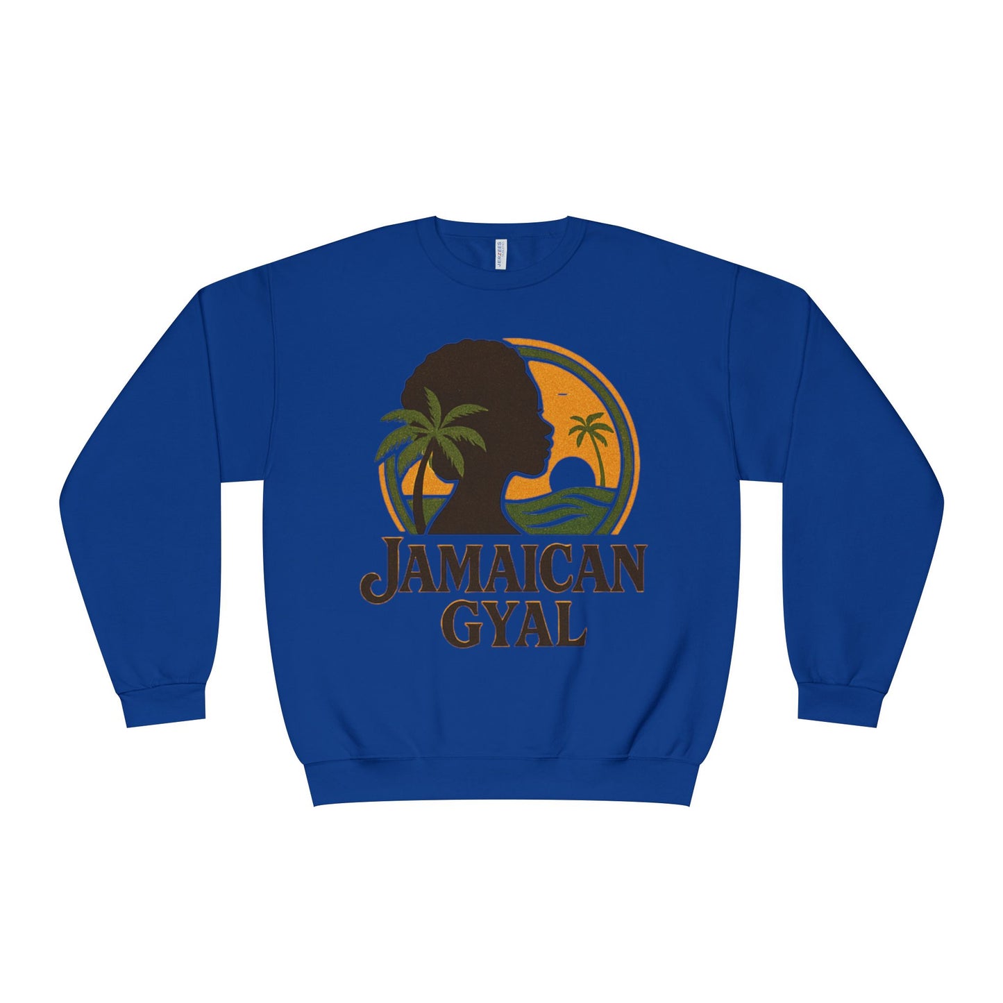 Jamaican Gyal Unisex Sweatshirt, Cozy Crewneck, Gift for Her, Summer Vibes, Casual Fashion Statement