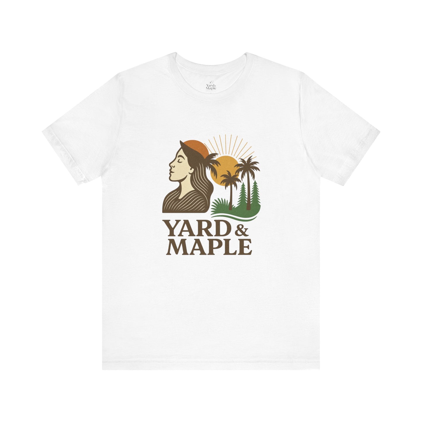 Yard & Maple Graphic Tee, Nature Inspired Unisex Shirt, Outdoor Lover Gift, Summer Vibes, Casual Wear, Vacation Essentials