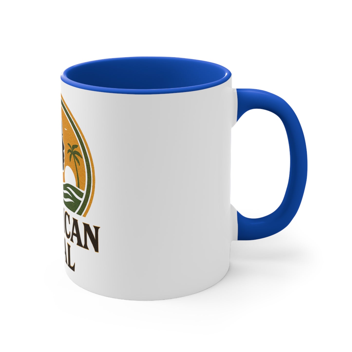 Colorful Jamaican Accent Mug, 11oz Coffee Cup, Unique Gift, Office Decor, Fun Tea Mug, Vibrant Caribbean Style
