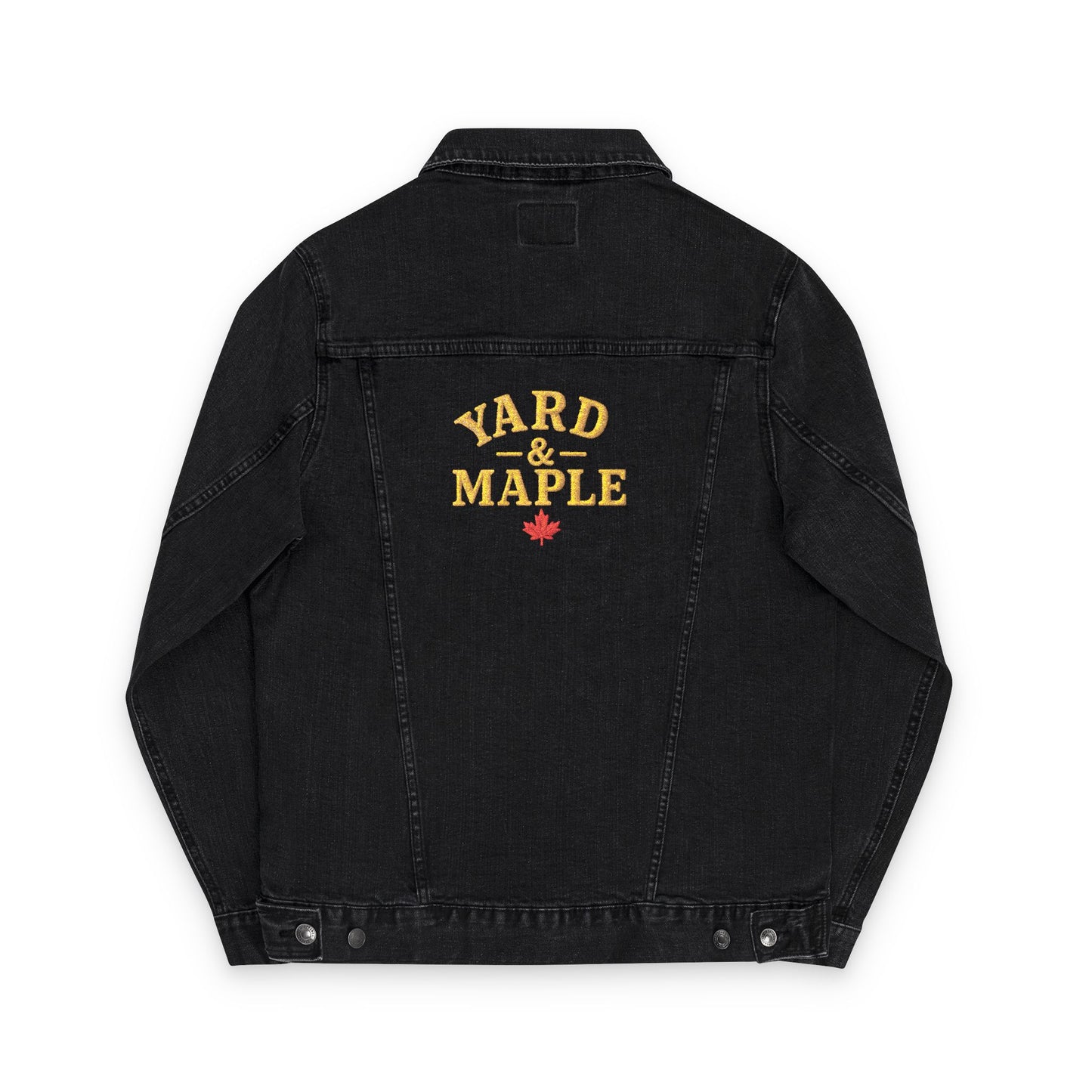 Jamaican Pride Unisex Denim Jacket, Embroidered Jacket, Casual Summer Wear, Festival Outfit, Travel Essential, Gift for Him or Her