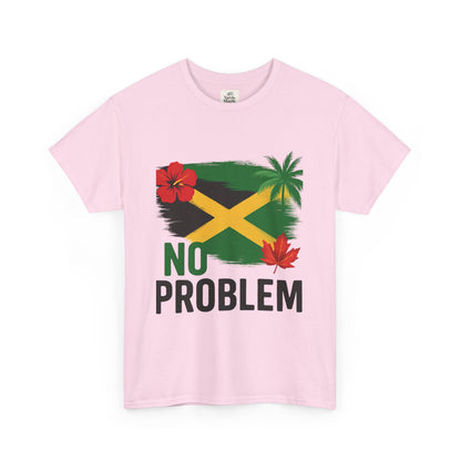 Jamaican Vibes Tee, Unisex Heavy Cotton T-Shirt with Tropical Design, Perfect for Summer and Festivals, Casual Wear, Gift Idea