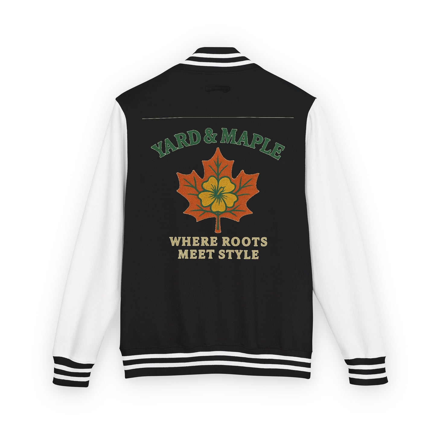 Unisex Heavyweight Letterman Jacket with Oak Leaf Design, Stylish Sports Jacket, Gift for College Students, Casual Attire, Fall [...]