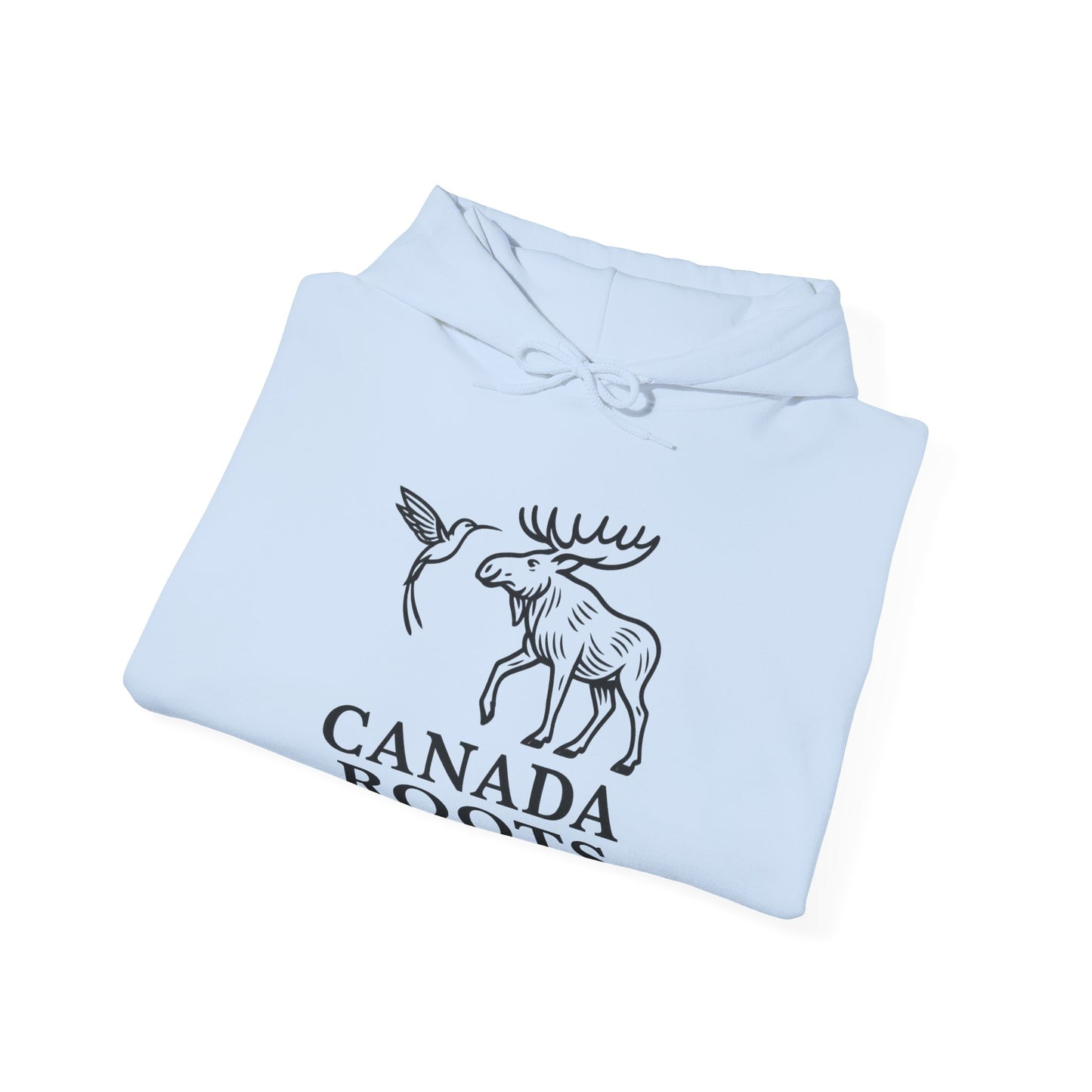 Canada Roots Hoodie — Moose & Hummingbird Graphic Pullover