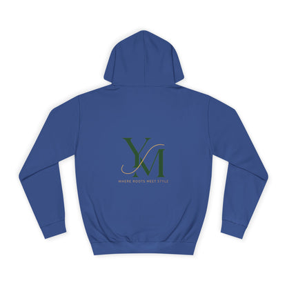 Cozy Unisex College Hoodie - Yard & Maple, Casual Wear, Student Gift, Outdoor Activity Sweater, Fall Fashion
