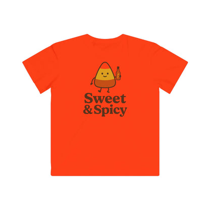 Sweet & Spicy Kids Tee - Fun Halloween T-Shirt, Cute Gift for Kids, Fall Apparel, Seasonal Wear, Trick or Treat Top