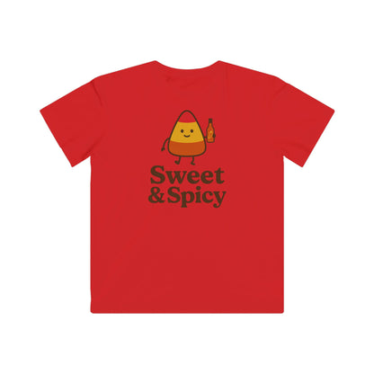 Sweet & Spicy Kids Tee - Fun Halloween T-Shirt, Cute Gift for Kids, Fall Apparel, Seasonal Wear, Trick or Treat Top
