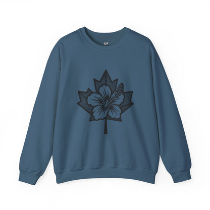 Hibiscus Maple Crewneck Sweatshirt