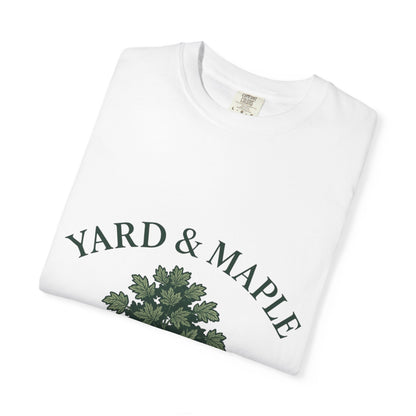 Yard & Maple Garment-Dyed T-Shirt for Nature Lovers, Comfortable Unisex Tee, Perfect for Casual Outings, Gifts for Tree Enthusiasts, [...]