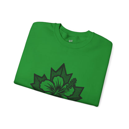 Hibiscus Maple Crewneck Sweatshirt