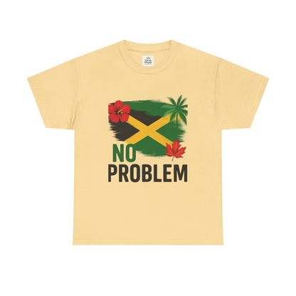 Jamaican Vibes Tee, Unisex Heavy Cotton T-Shirt with Tropical Design, Perfect for Summer and Festivals, Casual Wear, Gift Idea