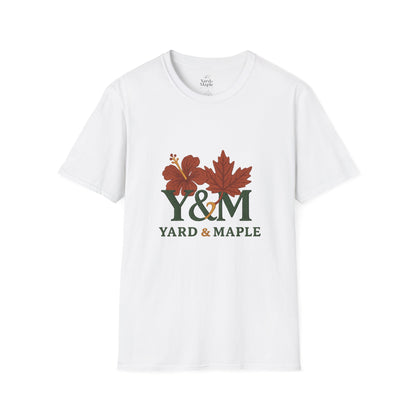 Yard & Maple Floral Unisex T-Shirt, Casual Tee, Nature Lover Gift, Spring Fashion, Graphic Shirt, Eco-Friendly Apparel